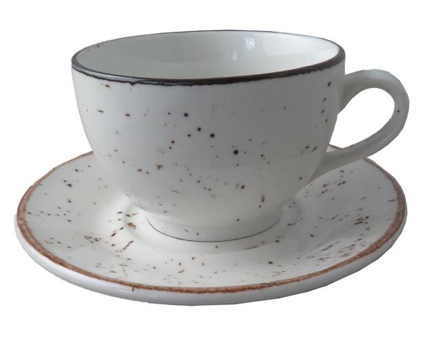 Kop cappuccino Rustic wit 300cc