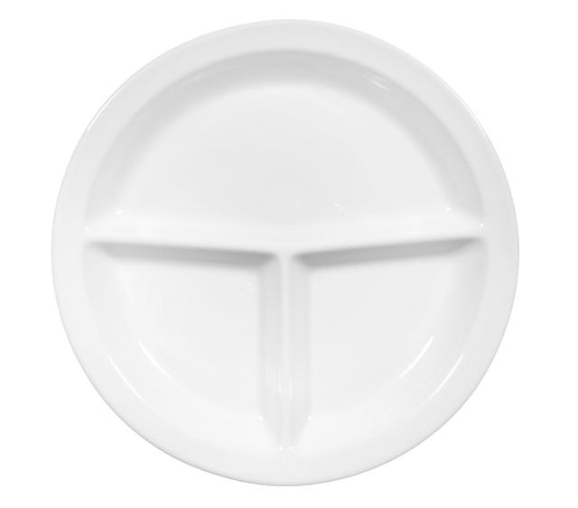 Systeembord 3-vaks wit 255mm