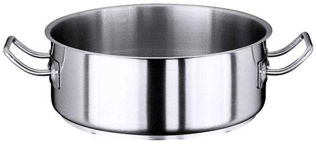 Kookpan laag z/d 18/10 4,50L - 240mm