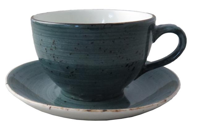 Theekop Rustic blauw 230cc