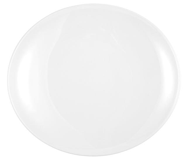 Bord ovaal Brasserie wit 340mm