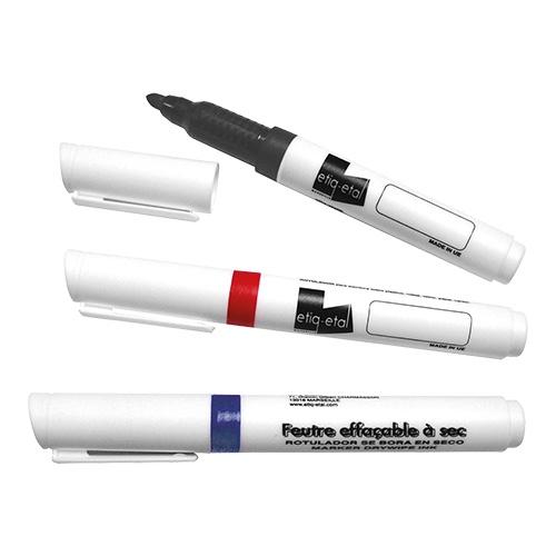 Krijtstift set blauw - rood - zwart 6mm