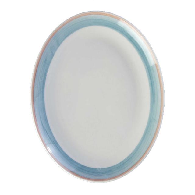 Serveerschotel ovaal Cosmo blauw 300mm