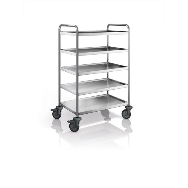 Serveerwagen SW 8 x 5-5 Kunststof wielen