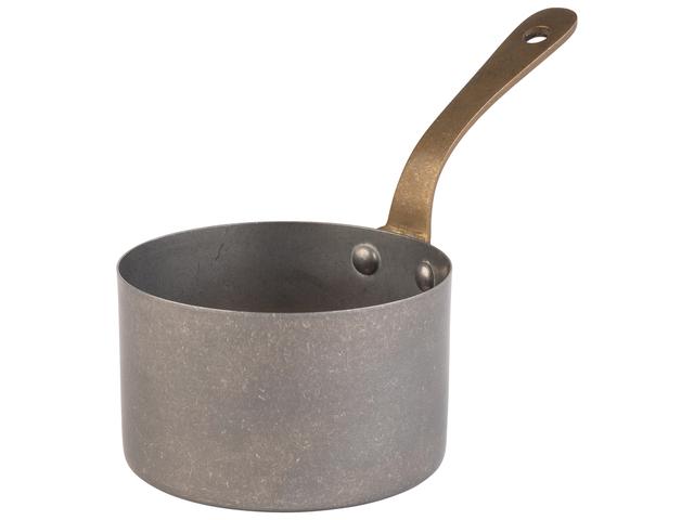 APS Steel-/serveerpan Snackholder - Ø95mm - H 55mm - Antiek rvs