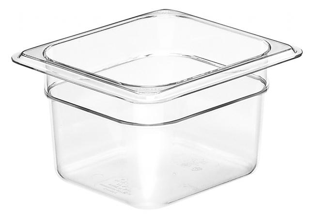 Cambro Gastronormbak 1/6 GN - 176x162x100mm - Clear