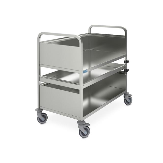 Afruimwagen Multi Mobil vk/buis 3 bladen 695x1202x1080mm