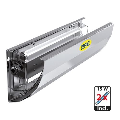 Insectenverdelger wandmodel 2x15W/230V