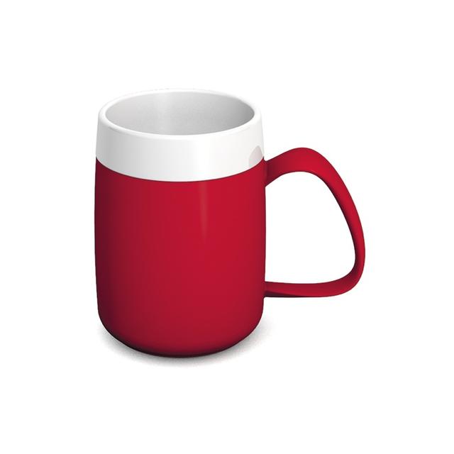 Thermobeker rood/wit PP 260cc