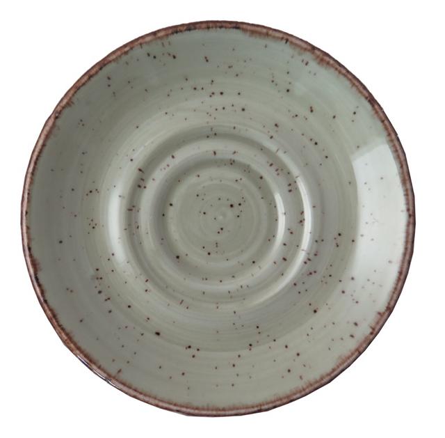 Schotel Rustic lichtgroen 150mm