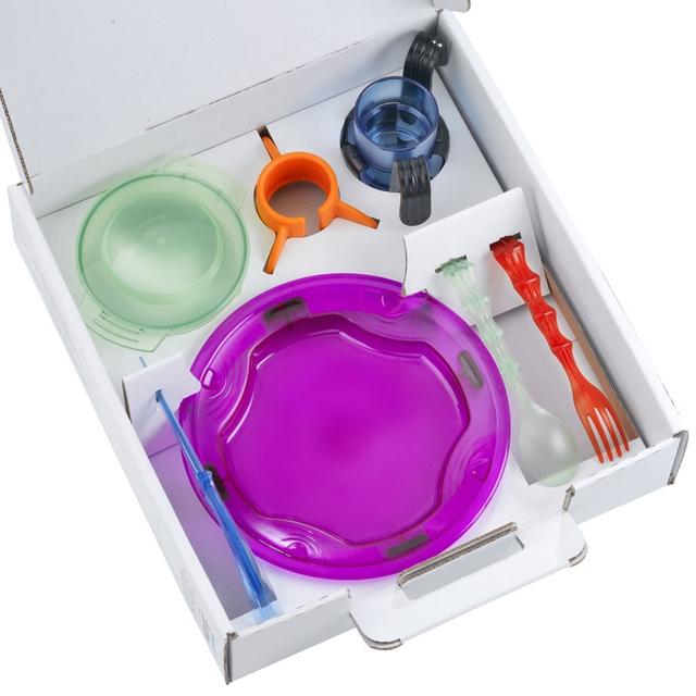 Easyeat case - bord, bowl, beker, bestek, houder