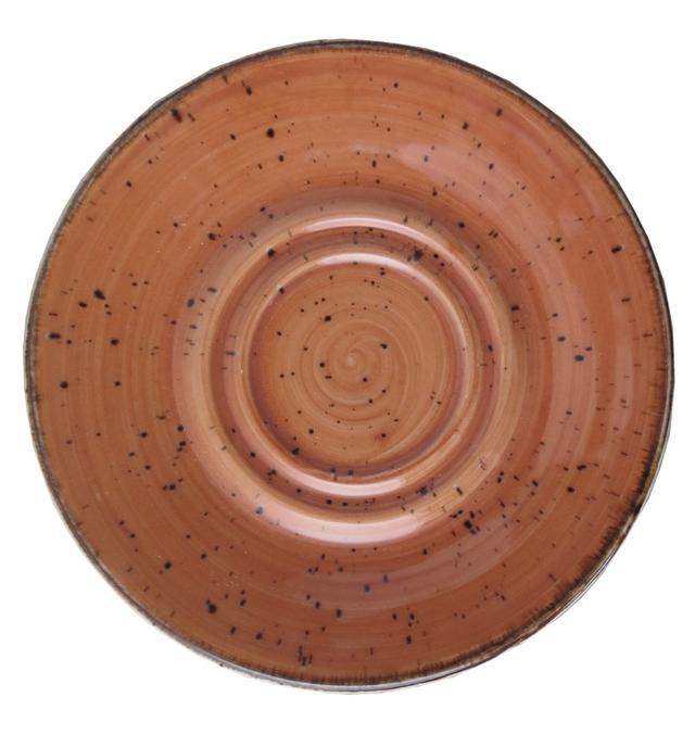 Schotel espresso Rustic terra 120mm