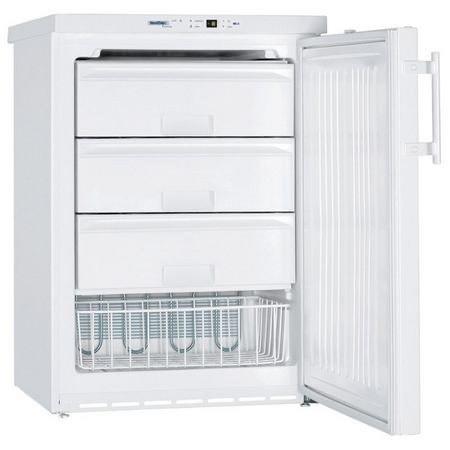 Vrieskast GGU 1500 staal/wit 133L