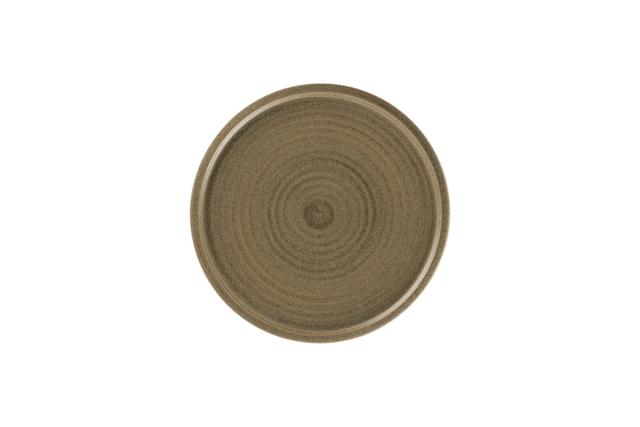 RAK Ease Selva Coupebord plat - Ø240mm - Dark Brown
