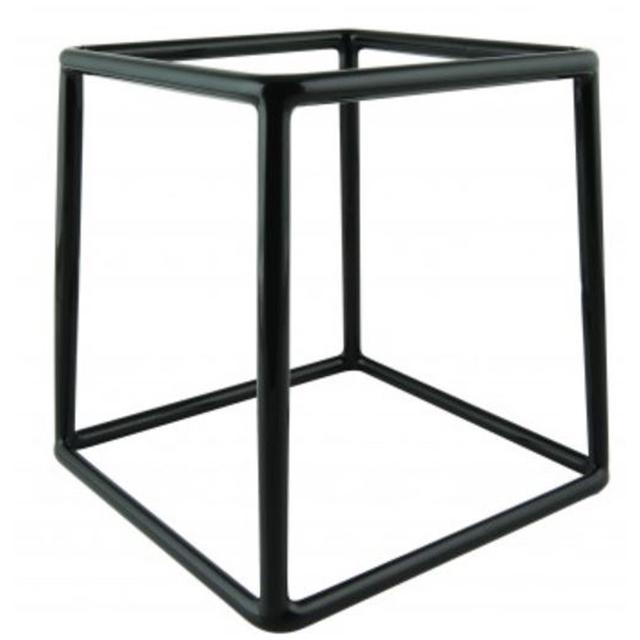 Buffetstandaard vierkant zwart 180mm