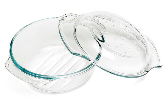Ovenschaal m/d rnd glas 270x132mm