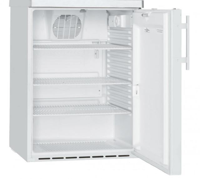 Koelkast FKv 1800 staal/wit 160L