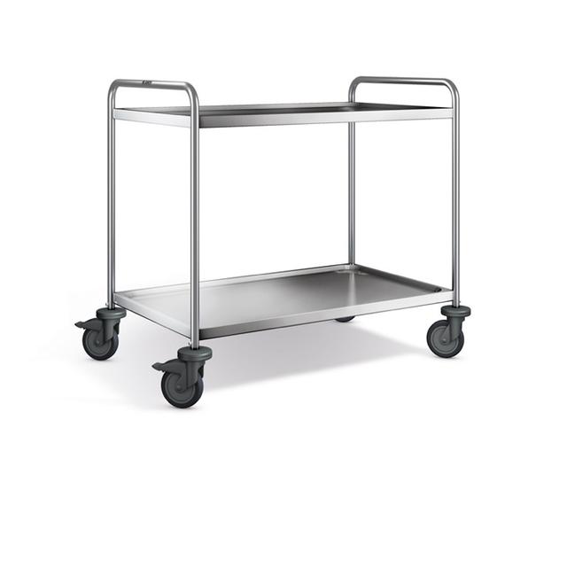 Serveerwagen BASIC SW10 x 6-2 kunststof wielen
