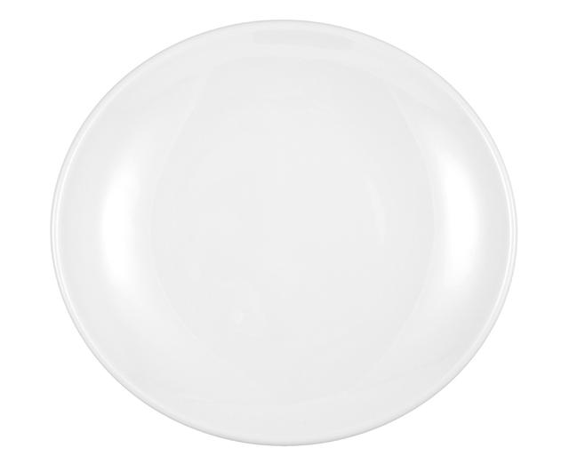 Bord ovaal Brasserie wit 210mm