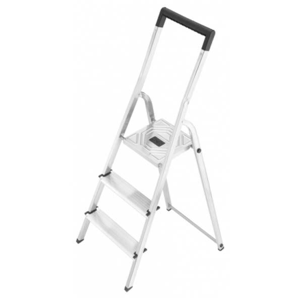 Trap HH 2 treden+plateau aluminium