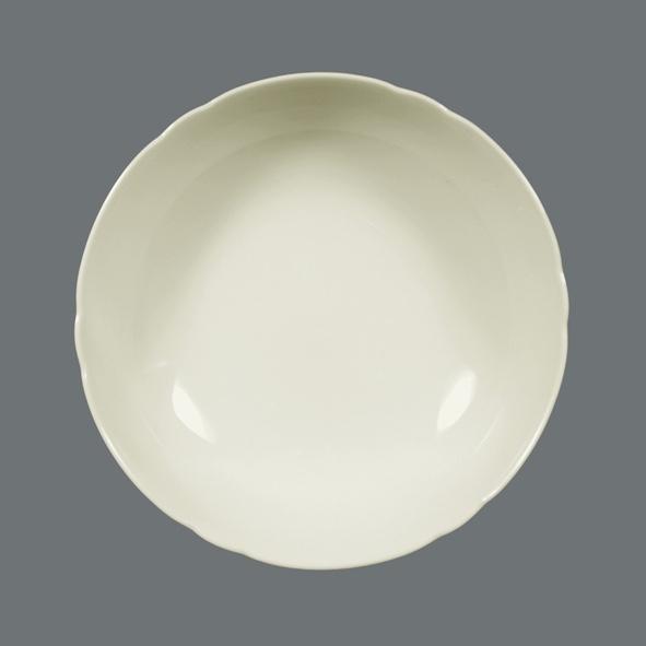 Saladebord Marie-Luise creme 190mm