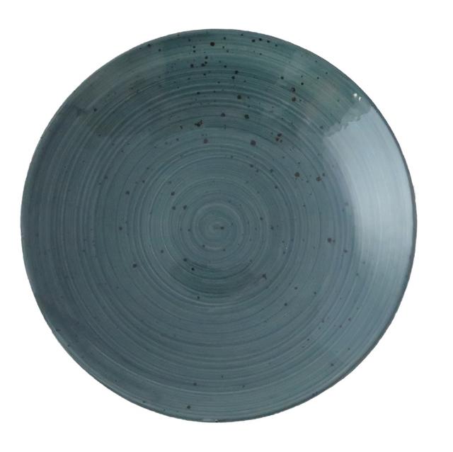 Bord Rustic blauw 190mm