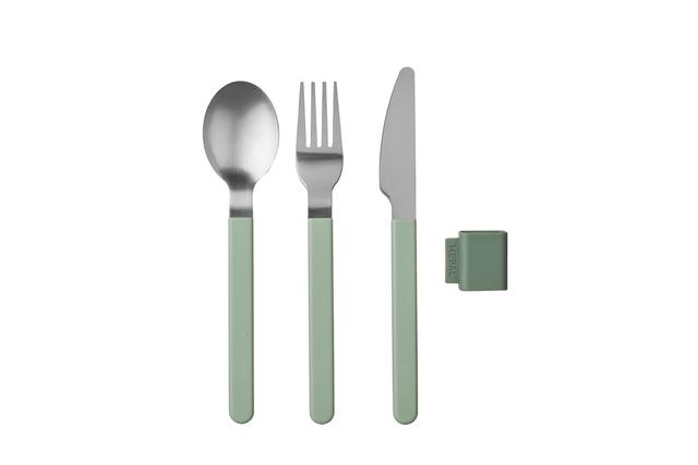 Bestekset Silueta Nordic sage 3-delig