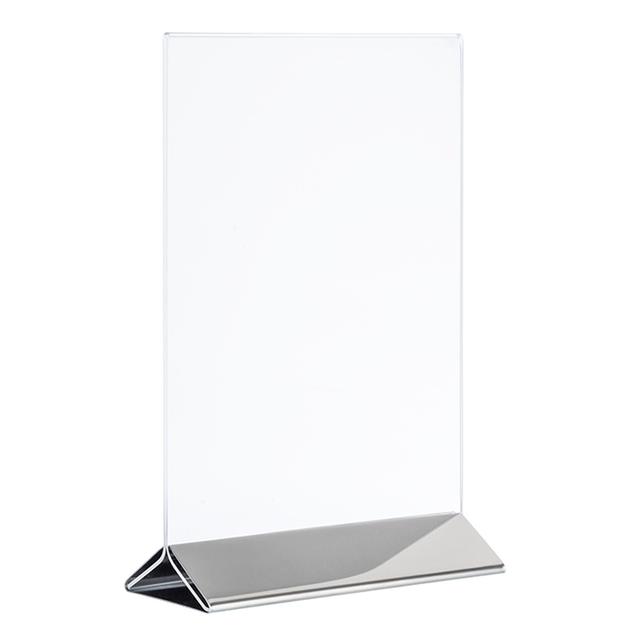 APS Menukaarthouder set 2 stuks - 150x70x230mm - rvs