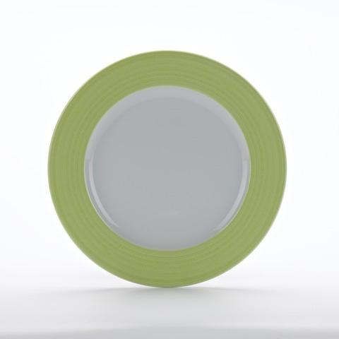 Bord XL groene rand 170mm