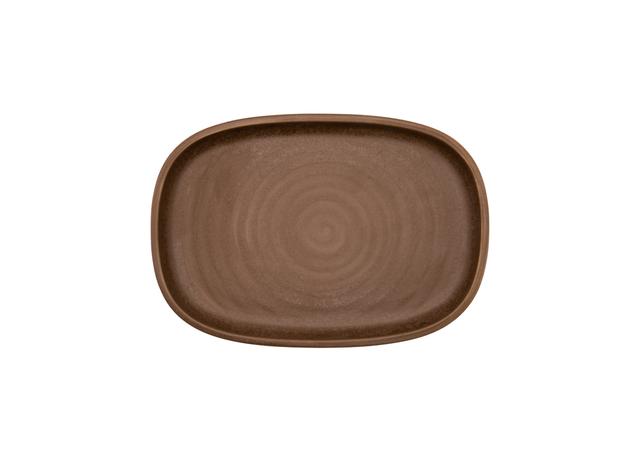 RAK Ease Selva Schaal ovaal - 231x152x30mm - Dark Brown