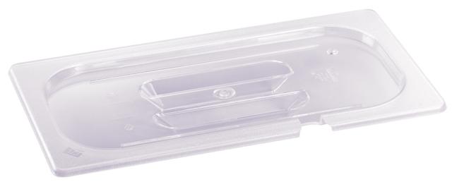 B.PRO Gastronormdeksel met lepeluitsparing 1/6 GN PC helder