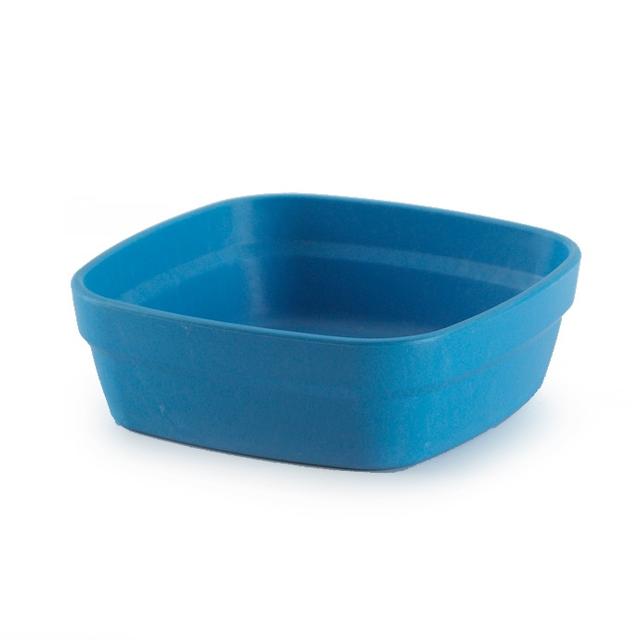 Schaal vierkant blauw 100% plantaardig 250cc