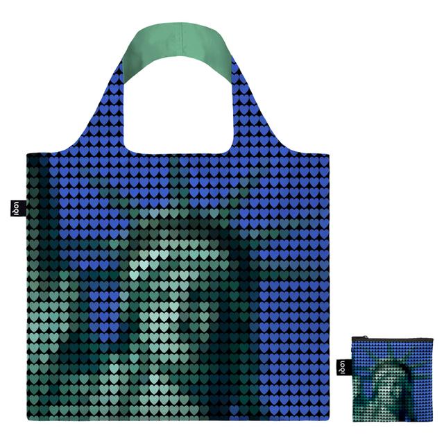 LOQI Bag Large - Pix & Love Statue of Liberty gerecycled