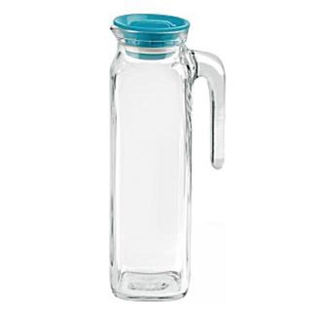 Sapkan met deksel Frigoverre glas 1,10L