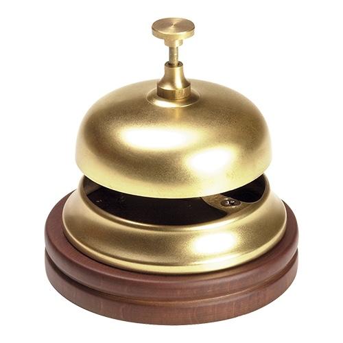 Receptie/baliebel met houten voet