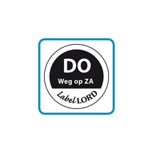 Label donderdag -weg op- 500st