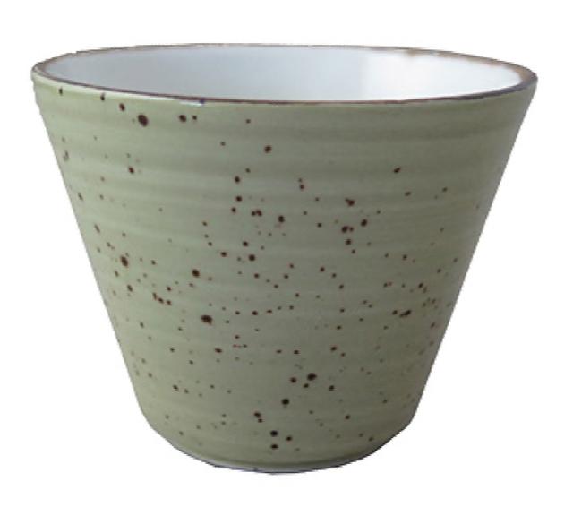 Schaal konisch Rustic lichtgroen 300cc
