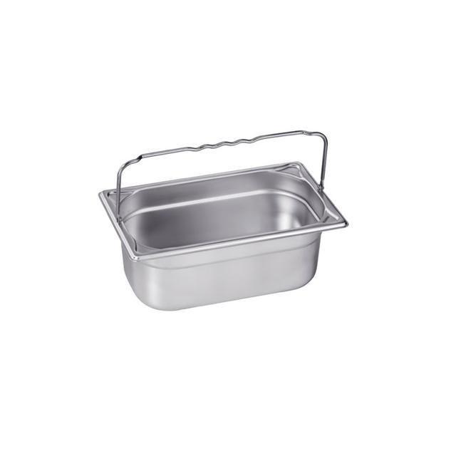 B.PRO Gastronormbak met beugelgreep 1/4 GN-200mm RVS