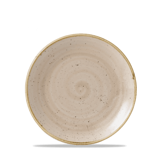 Churchill Stonecast Coupebord plat - Ø165mm - Nutmeg Cream