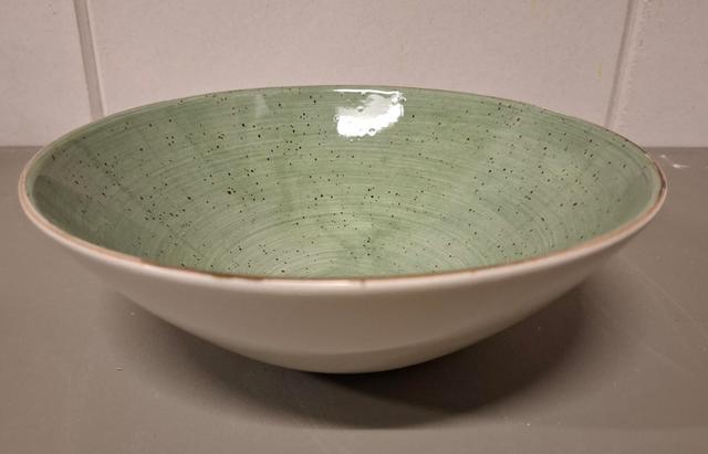 Schaal Soy rond 22 cm Rustic donkergroen