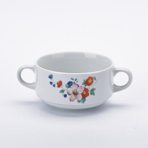 Seltmann XL Blossom Soepkop met 2 oren - 0.28Ltr - Wit