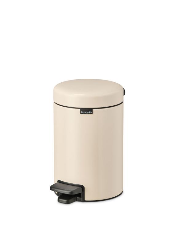 Brabantia NewIcon Pedaalemmer - 3Ltr - Soft Beige