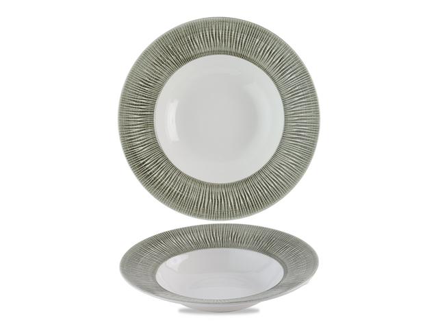 Churchill Bamboo Spinwash Bord diep met brede rand - Ø240mm - Alpine