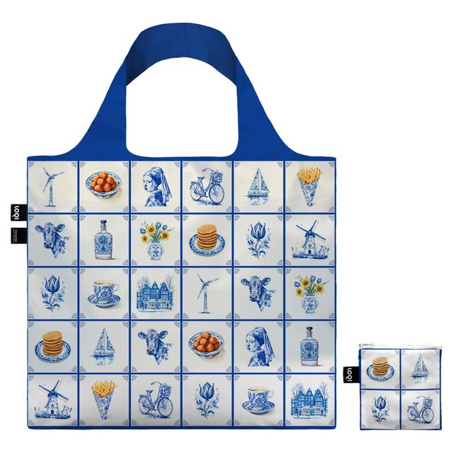 LOQI Bag Large - Delft Heritage gerecycled