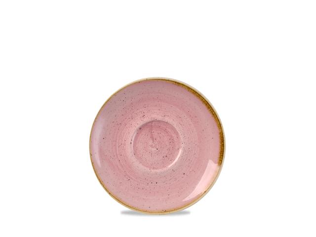 Churchill Stonecast Schotel voor cappuccinokop - Ø156mm - Petal Pink