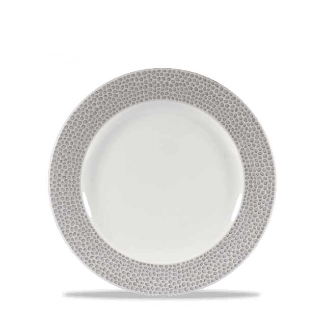 Churchill Isla Spinwash Bord plat met rand - Ø170mm - Shale Grey