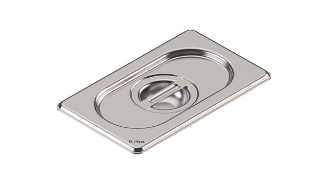 B.PRO Gastronormdeksel 1/9 GN RVS