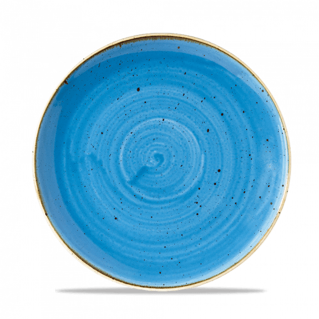 Churchill Stonecast Coupebord plat - Ø217mm - Cornflower Blue