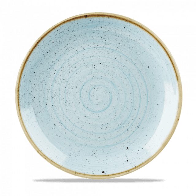 Churchill Stonecast Coupebord plat - Ø260mm - Duck Egg Blue