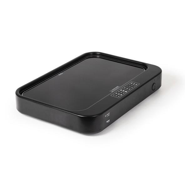 K-POT - 1/1GN 2200W zwart 533x380x88mm